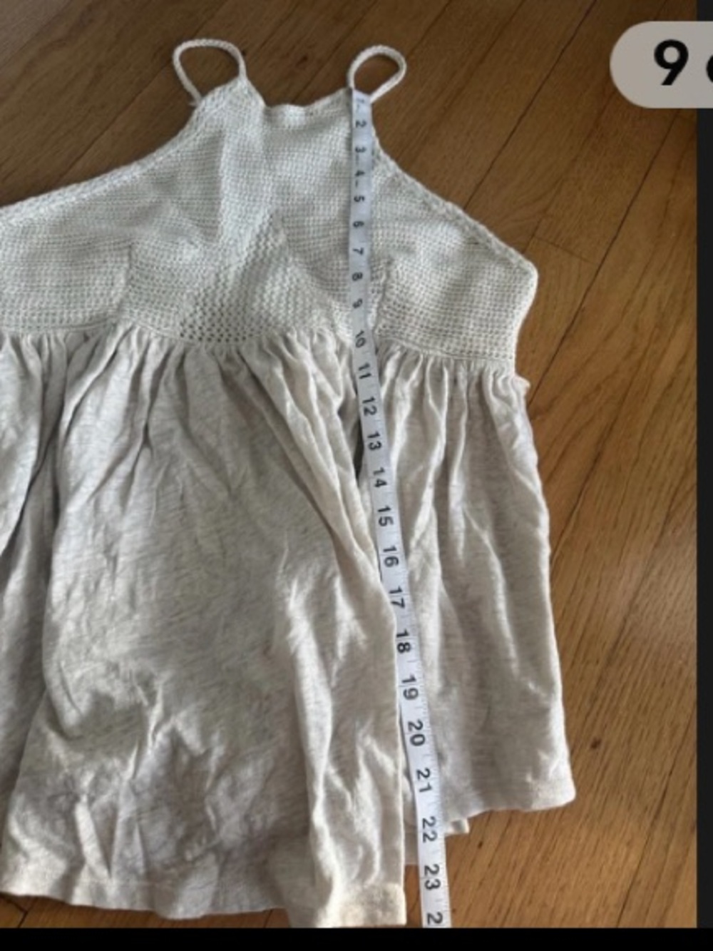 Like New  Free People Soft Clay Knit halter top large washed once. NO TAGS - Picture 7 of 7